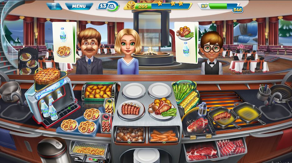 how to get 3 stars in cooking fever sushi restaurant level 38