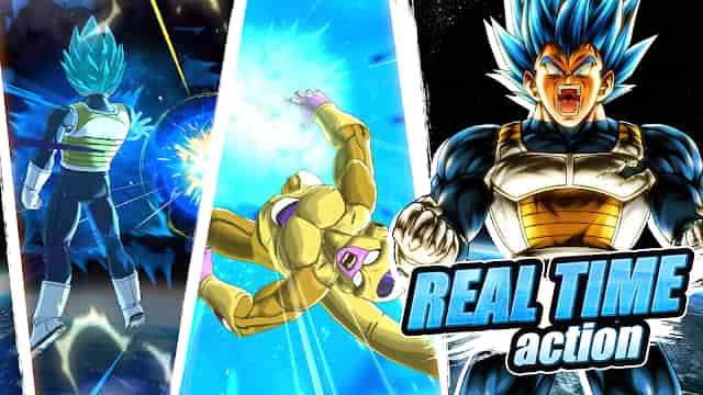 Dragon Ball Legends real time action