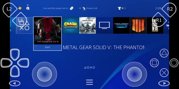 PSPlay Unlimited PS Remote Play MOD APK Controls and Method