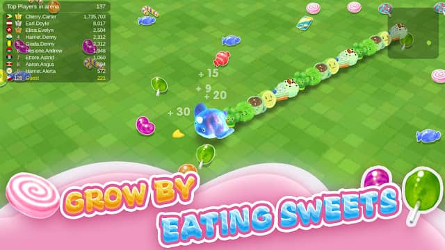 Sweet Crossing MOD APK Grow by eat sweets