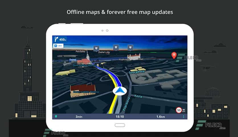 Sygic GPS MOD APK Offline maps