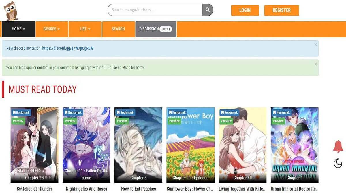 MangaOwl - приложение для просмотра комиксов и манги. 